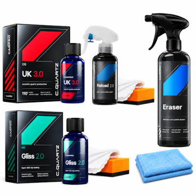 CarPro CQuartz coating kit - CQuartz UK 3.0 + Gliss 2.0
