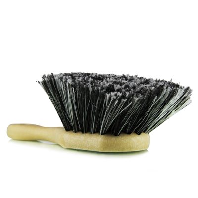 Brush flagged tip korte steel - medium/soft velgenborstel