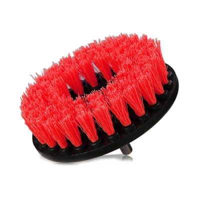 Brush with drill adapter heavy-duty (red) - diameter 11,5cm