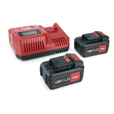 Flex P-set 55 R power set 55R accu snellader + accu's