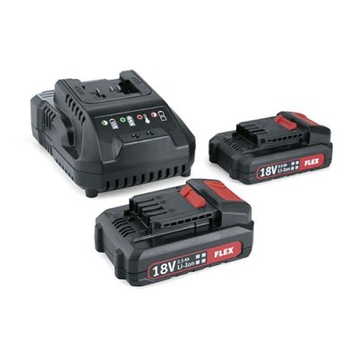 Flex P-set 22 Q power set 22Q accu lader + accu's