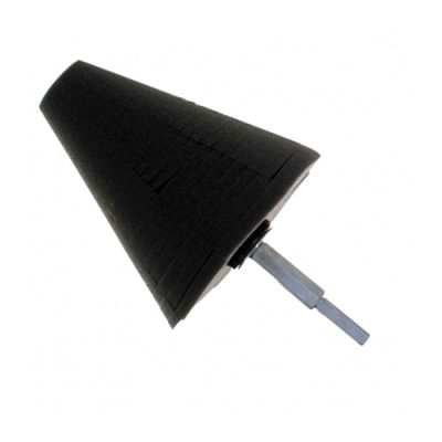 Detailschuur polijst cone - zwart - finishing