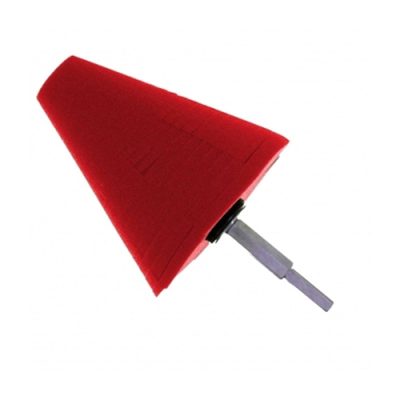 Detailschuur polijst cone - rood - super fine finishing