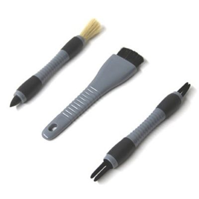 Detailing brush set Ultimate Vent, dash clean kit crevice detailer (3 brush set)