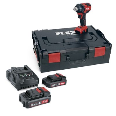 Flex IW 1/2" 18.0-EC/2.5 set accu slag- / impactschroever 18.0V