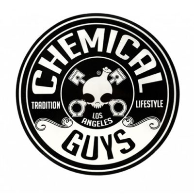 Chemical Guys logo sticker, cirkel (5" / 125mm)