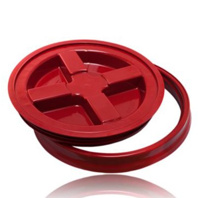 Sealcover - gamma seal - schroefdeksel voor 3,5 en 5 gallon emmer - rood