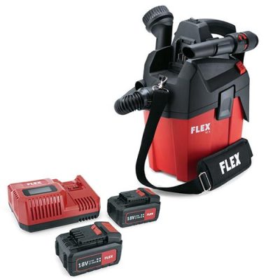 Flex VC 6 L MC 18.0 accu compacte stofzuiger 6L klasse L + snellader + 2 accu's 5.0Ah/18.0V