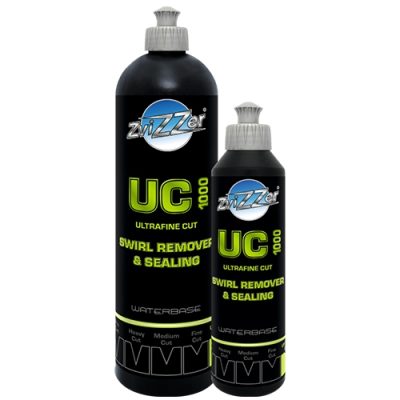 Zvizzer UC 1000 ultra fine cut swirl remover & sealing 250ml - OPRUIMING oude batch
