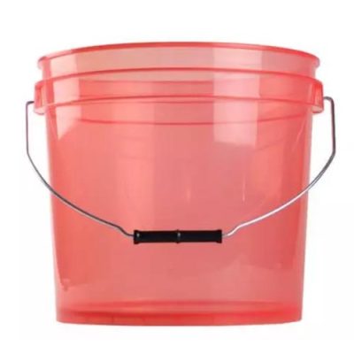 Red / rood transparante auto detailing was emmer 4,5 gallon/17L