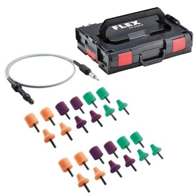 Flex FS 140 set - flexibele as voor de PXE 80 12.0-EC incl. 24 pads en L-Boxx