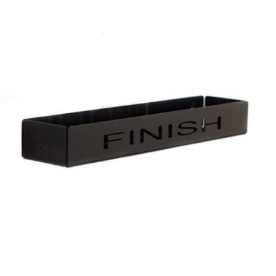Poka houder voor flessen - polijstmiddel - mengflessen 40cm met tekst "FINISH"