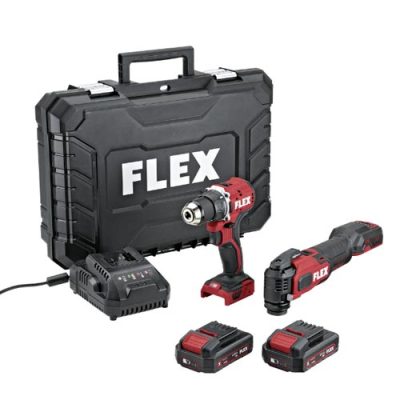 Flex DD LD + MT 18-ECTC/2.5 Set Duopack accu-schroefboormachine + accu-multitool 18V
