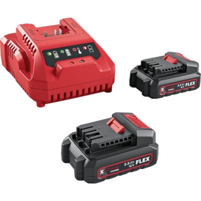 Flex P-Set 12-22 Q acculader + accu's