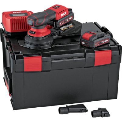 Flex ORE 2-125 18-EC/2.5 Set excentrische accu-schuurmachine met toerentalregeling 18V