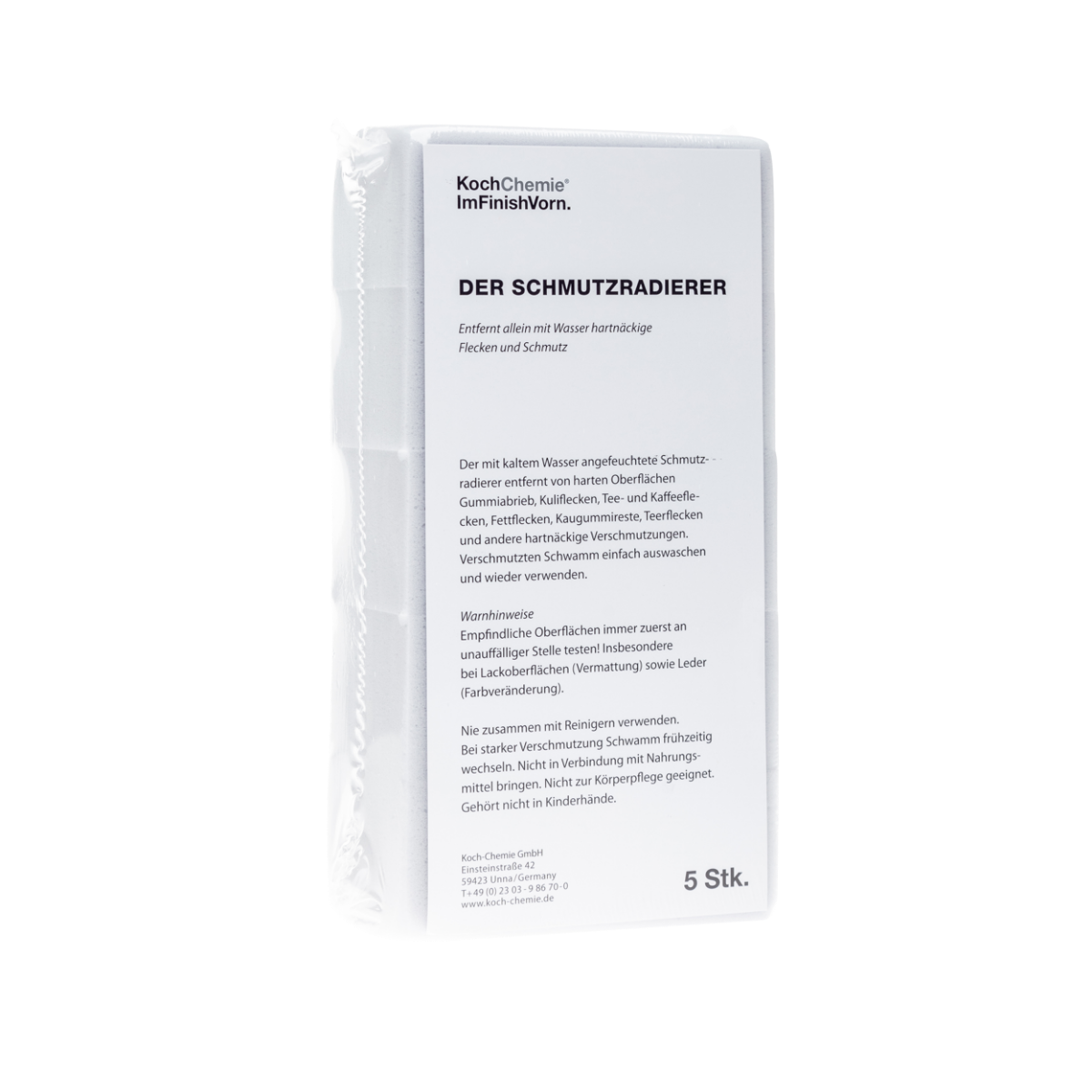 icon_koch_-_schmutzradierer_10x5.7x3.8cm_ Koch Chemie Schmutzradierer / wonderspons - set van 5 stuks - Afbeelding 1
