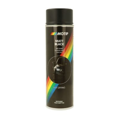 Motip 04006 Mat Zwart - snel drogende lak 500ml