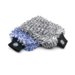 The Rag Company Cyclone ultra wash mitt black & blue combo (2x Cyclone washandschoen)