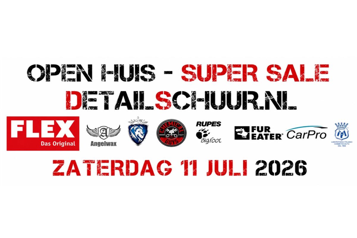 Open Huis Super Sale Detailschuur, zaterdag 11 juli 2026